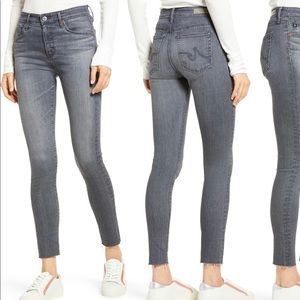 NWT! AG The Farrah High Rise Skinny Ankle